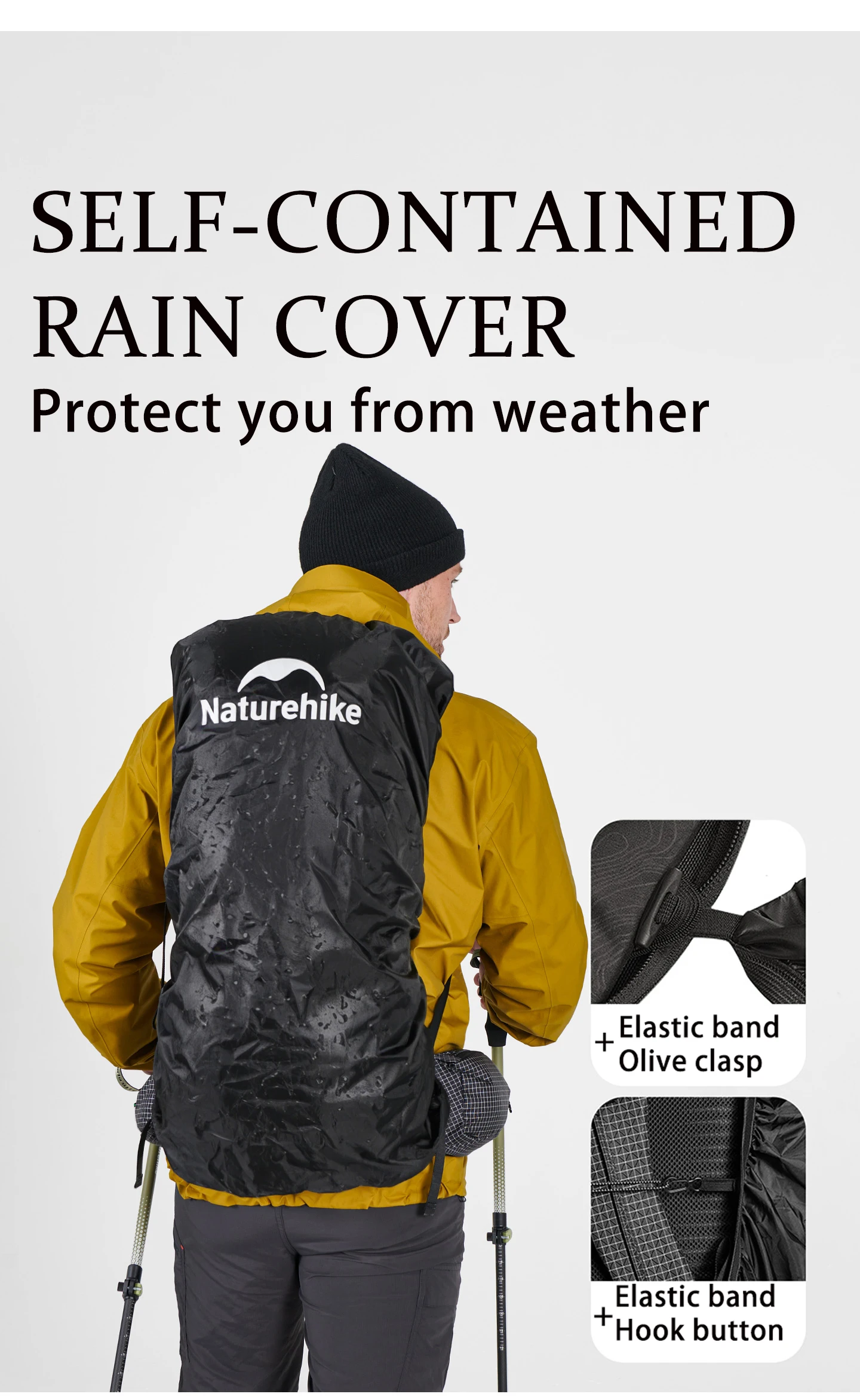 Naturehike Rock 2.0 Hiking Backpack 30L/45L/60L Camping Rucksack Outdoor Travel Trekking Specialised Shoulder Bag Rain Cover