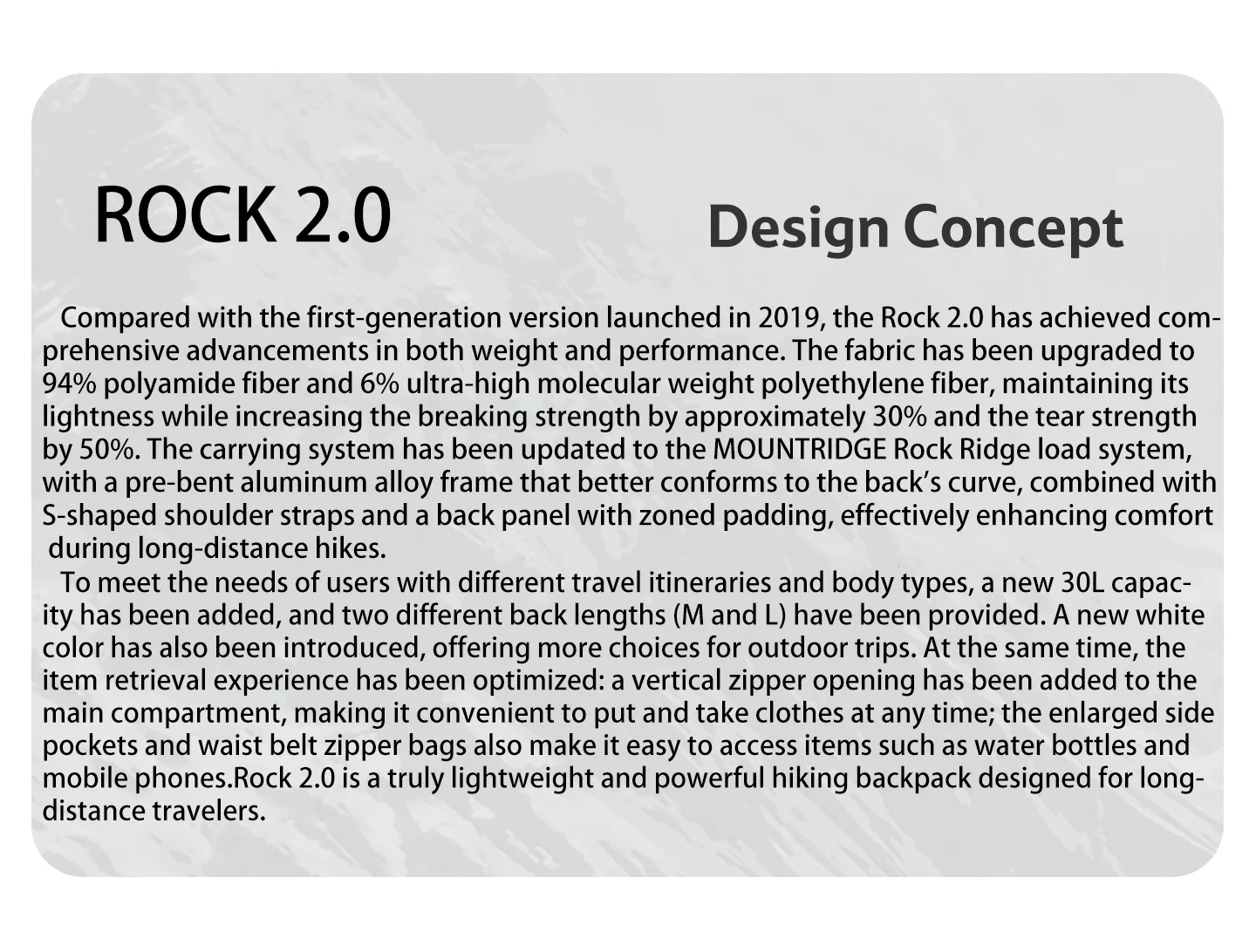 Naturehike Rock 2.0 Hiking Backpack 30L/45L/60L Camping Rucksack Outdoor Travel Trekking Specialised Shoulder Bag Rain Cover