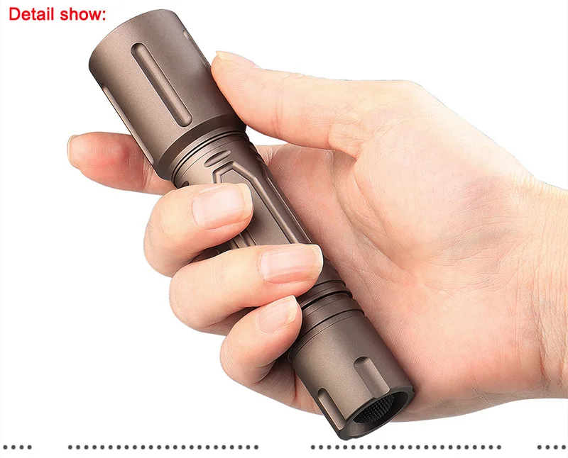 PPT 2024 New Sell PLH V2 Tactical Flashlight Handheld Flashlight Use 18650 Battery PP15-0161