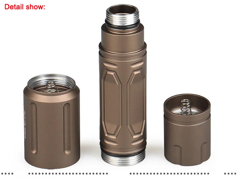 PPT 2024 New Sell PLH V2 Tactical Flashlight Handheld Flashlight Use 18650 Battery PP15-0161