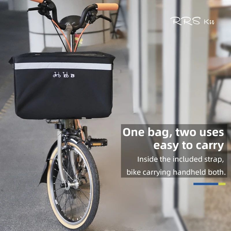 Front Storage Bag With Bracket Original Front Storage Bag Vegetable Basket Bag And Internal Bracket For Brompton Folding Bicycle