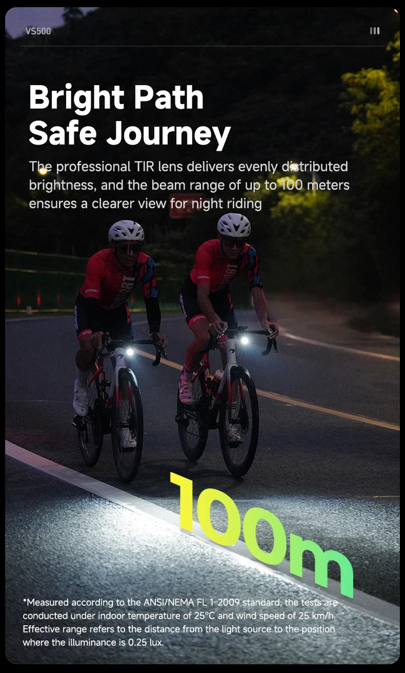 iGPSPORT VS500 Smart Bike Front Light 500 Lumen MTB Road Bike Lamp Headlight Cycling Flashlight Lantern Bike Accessories
