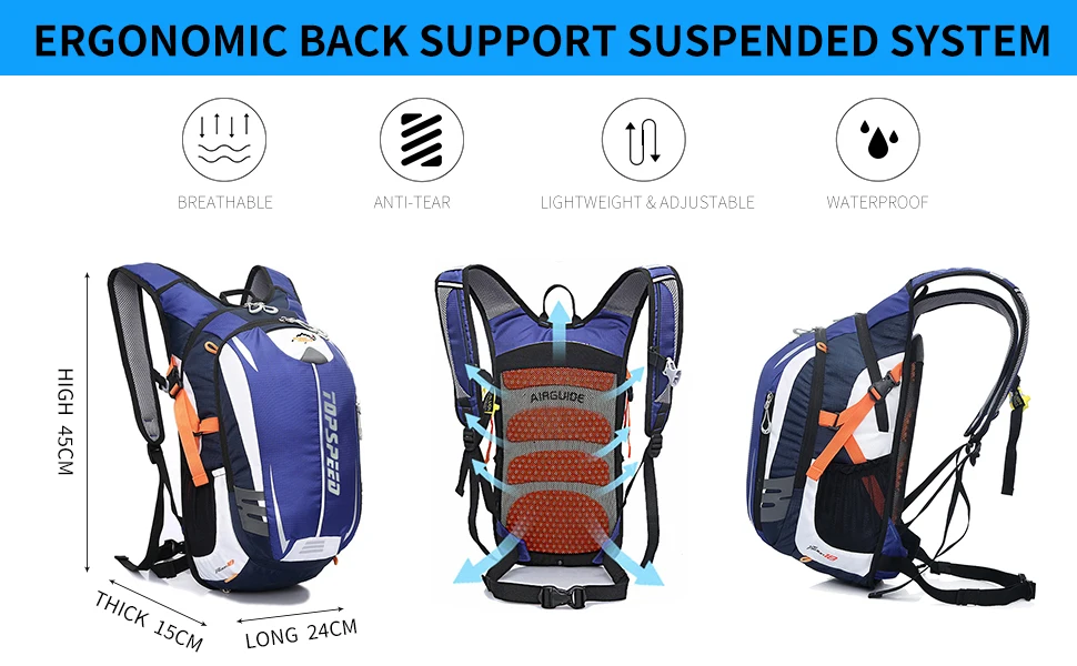 Biking Hydration Vest Backpack Men Portable Sport Cycling Backpack Outdoor Climbing Camping Hiking Backpack Bicycle MTB Mountain