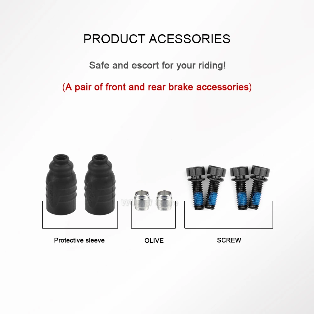 NUTT A5-D Electric MTB Bike Scooter Hydraulic Brake 140 160 180mm for Mini Kugoo G Booster ES3 Dualtron Ultra Speedway Zero X10