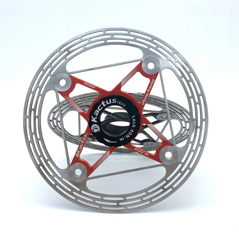 KACTUS Ultralight Bicycle Disc Brake Rotor 140/160mm Center Lock Thicken AL7505 Fast Cooling Disc Float Brake for Road MTB EBike