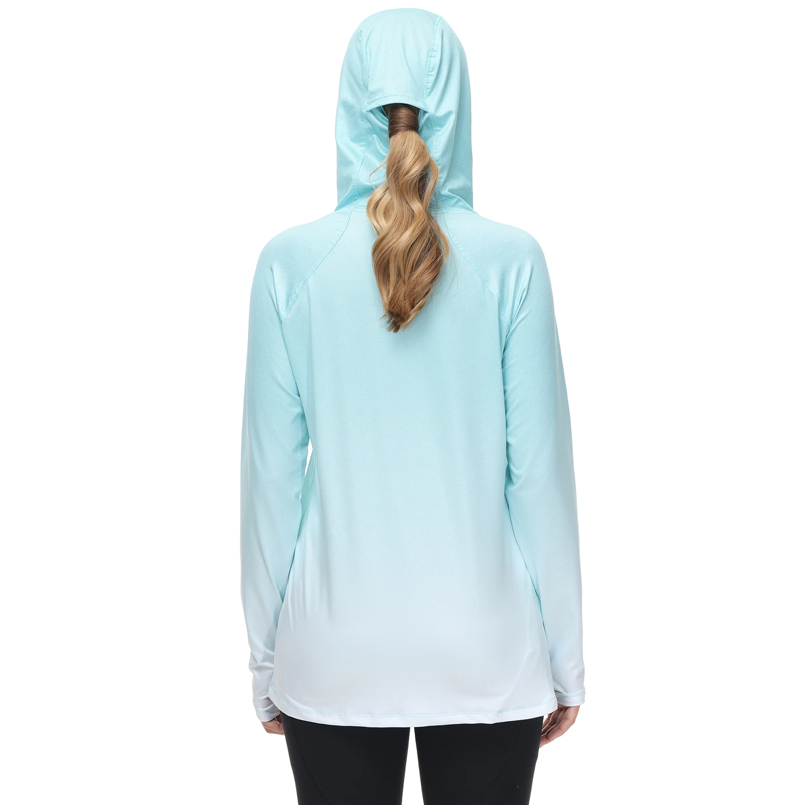 Bassdash Women Fishing Hoodie UPF 50+ Shirt With Face Mask Thumb Holes Hiking Biking Casual Wear Keep Dry Breathable FS23W