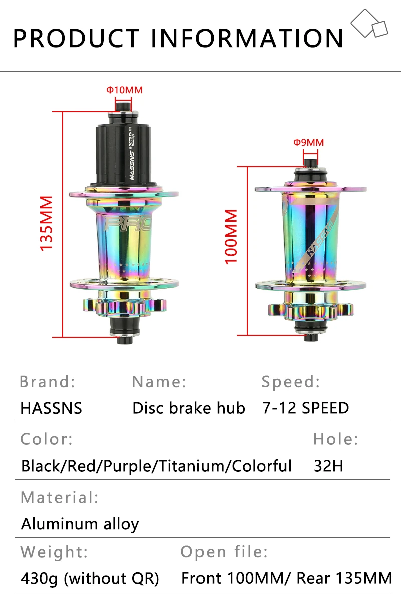 HASSNS PRO7 Mtb Hub 32 24 Holes Bearing Mountain Bike Freehub Rear Hub 32h 24h Noisy Cube Bicycle Bushings 12 11 10 9 8 7 Speed