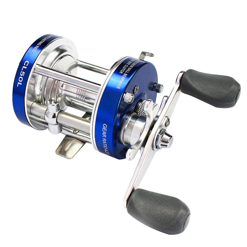 40#-60# Strong Trolling Reel Reinforced All Metal Saltwater Sea Boat Fishing Baitcasting Drum Wheel for Catfish Musky Bass Surf