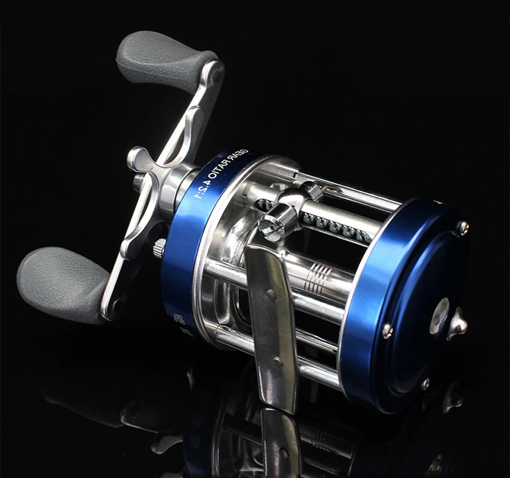 40#-60# Strong Trolling Reel Reinforced All Metal Saltwater Sea Boat Fishing Baitcasting Drum Wheel for Catfish Musky Bass Surf