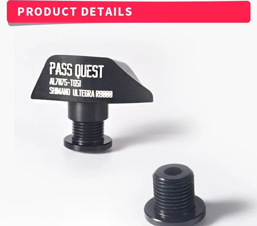 PASS QUEST Crankset Beautify Screws for Shimano UT R700/R8000/R8100/R9100/R9200 Bicycle Crankset Screws