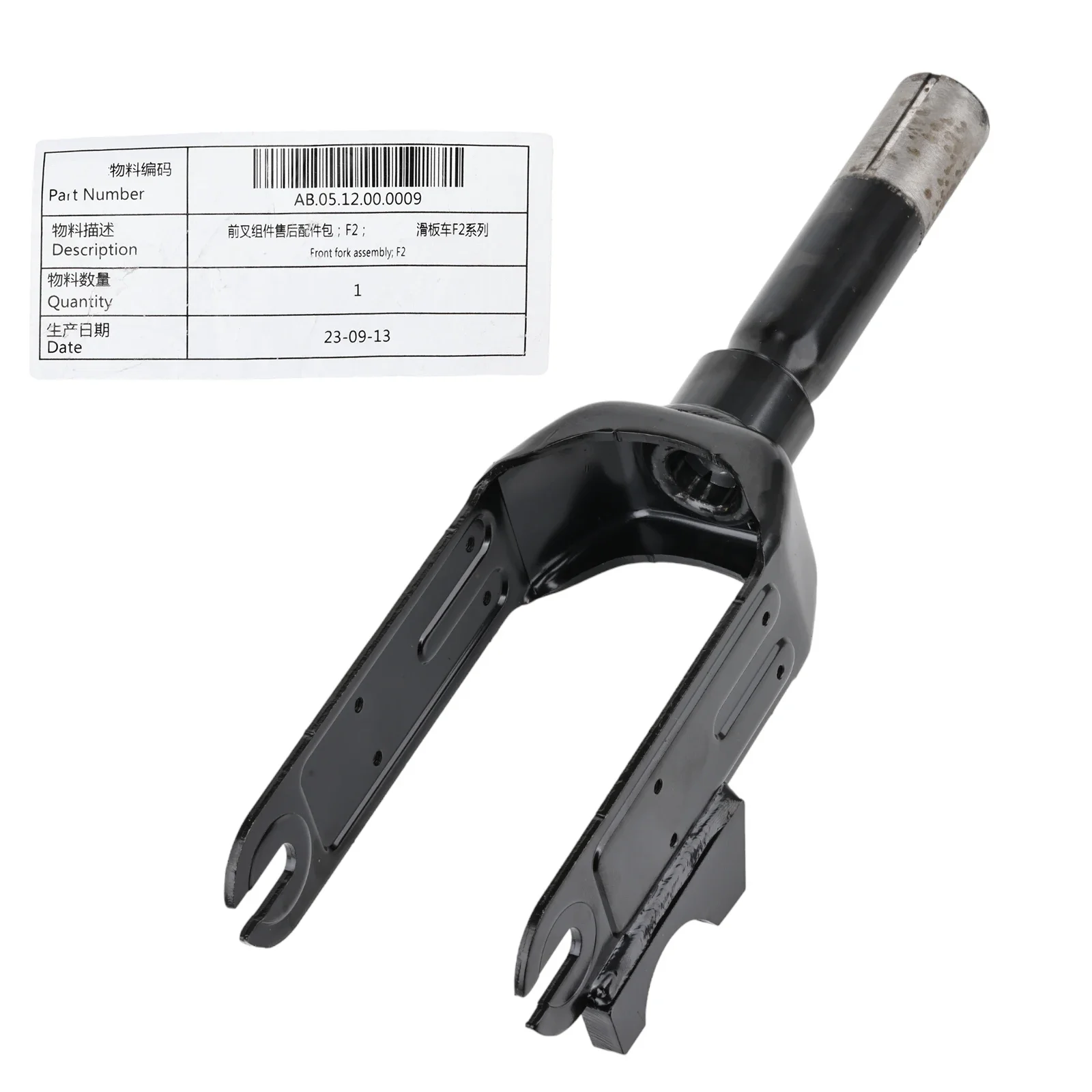 Original Front Fork For Segway Kickscooter F2 Electric Scooter Wheel Bracket Aluminium Alloy Parts