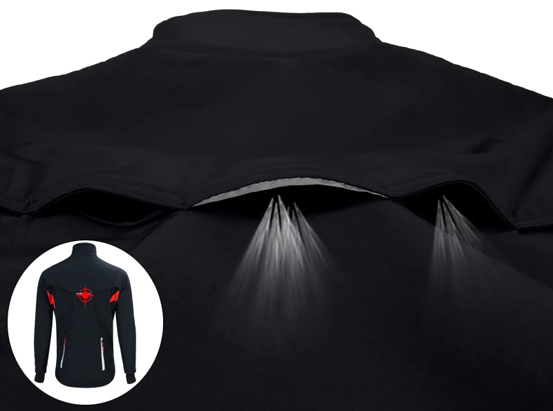 X-TIGER Cycling Jersey Winter Thermal Fleece Men's Bicycles Clothing Windproof Bicycle Reflective Biking Jacket Sportswear