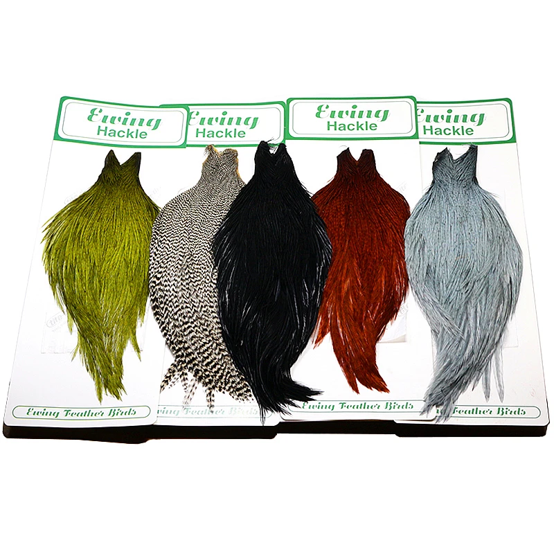Agent Sale Fly Tying Dry Fly Cape 5 Optional Colors Rooster Hackle Cape Wide Range Sizes Fly Tying Feathers for All Purpose Use
