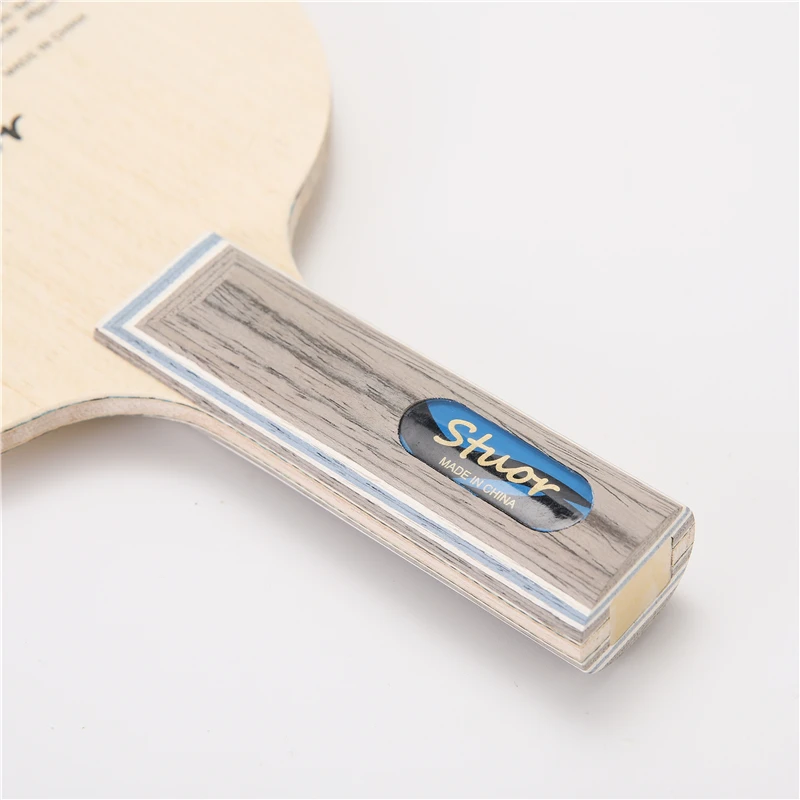 Stuor 7Ply BLUE Carbon Fiber Table Tennis Blade Ping Pong Racket 5 Wood 2 Arylate Carbon Professional Blade Blue ALC Offensive