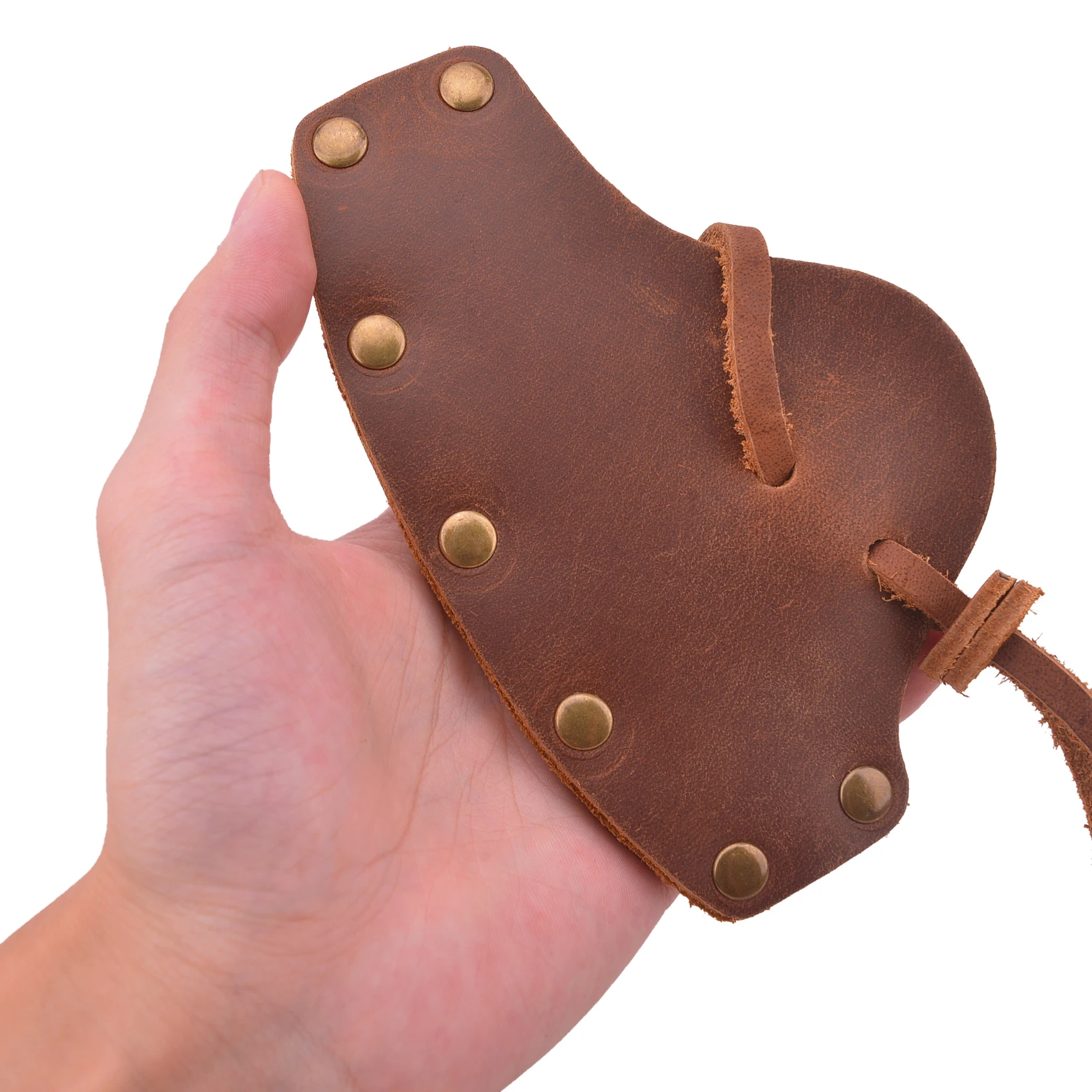 Cowhide Leather Axe Blade Sheath Protective / Axe Head Cover / Hatchet Cover Protector