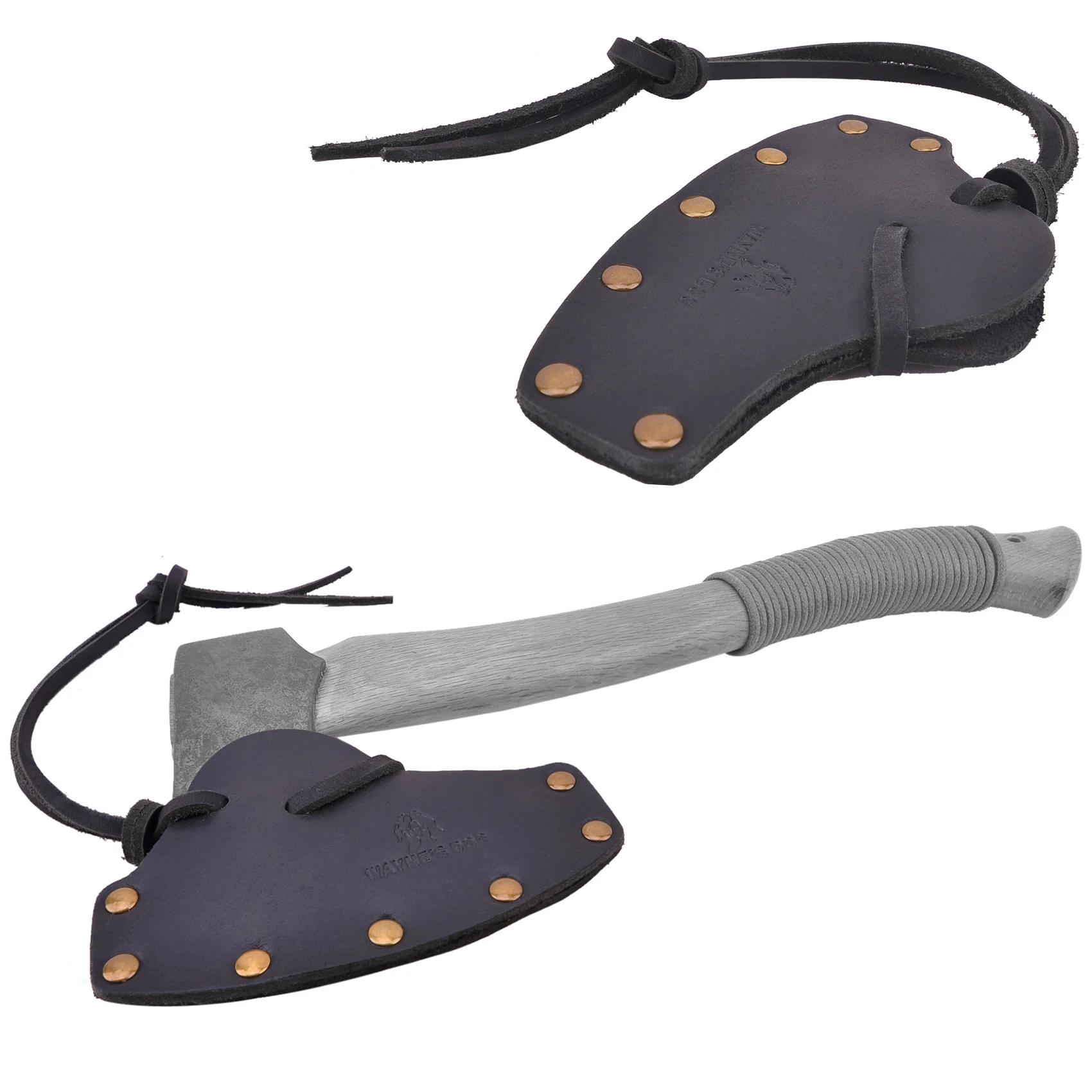 Cowhide Leather Axe Blade Sheath Protective / Axe Head Cover / Hatchet Cover Protector