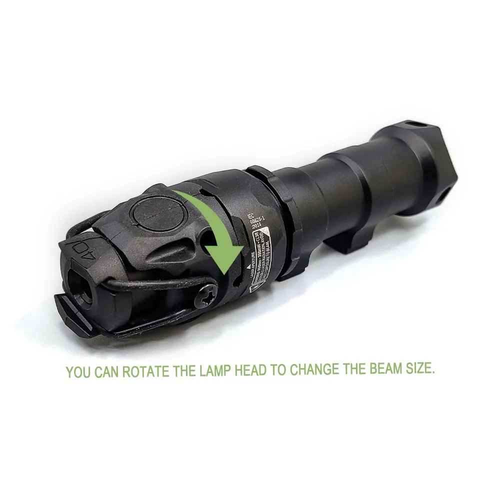 SOTAC Tactical  New Metal KIJI K1 K1-3 IR Adjustable Scout Light 850nm Illumination with Original Markings Fit 20mm Rail
