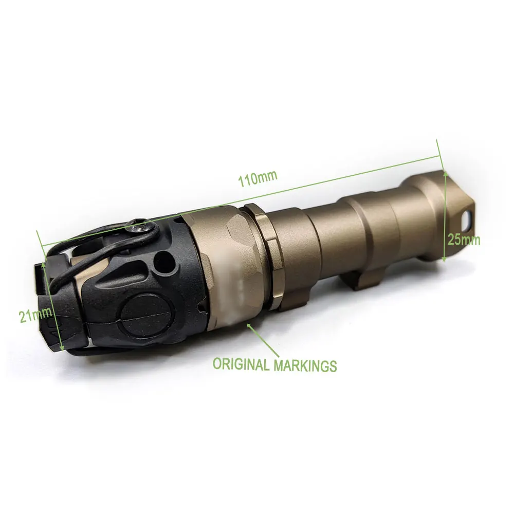 SOTAC Tactical  New Metal KIJI K1 K1-3 IR Adjustable Scout Light 850nm Illumination with Original Markings Fit 20mm Rail