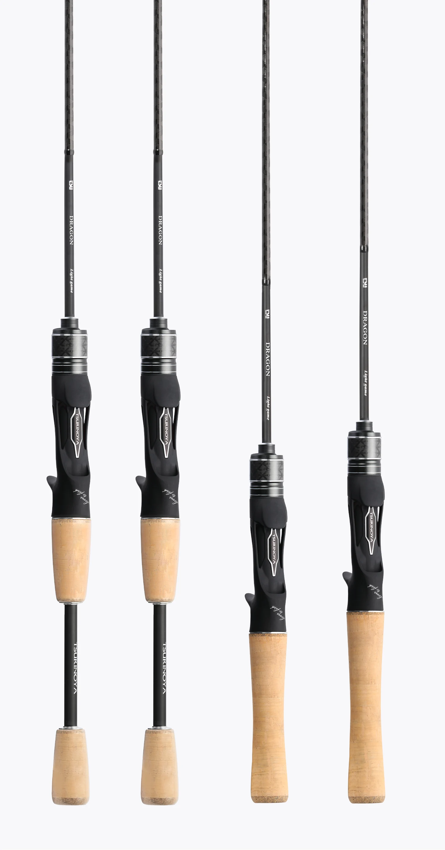 TSURINOYA Light Game Spinning Fishing Rod DRAGON 1.6m 1.8m UL Power Fast Action FUJI Guide Light Game Trout Ajing Stream Rod