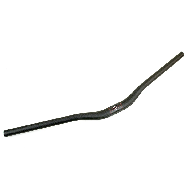Brand New Climbing Mountain bike MTB 3K Full Carbon Fibre Bicycle Handlebar carbon bar 90mm rise 25mm Backsweep 31.8x660-760mm