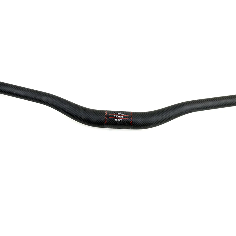 Brand New Climbing Mountain bike MTB 3K Full Carbon Fibre Bicycle Handlebar carbon bar 90mm rise 25mm Backsweep 31.8x660-760mm
