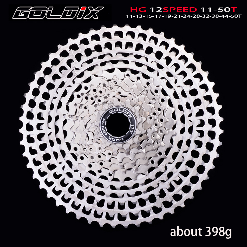 SUNSHINE Ultra Light Mountain Bike Bicycle Cassette Aluminum Alloy Hollow CNC Machining 11/12Speed HG Compatible with SHIMANO