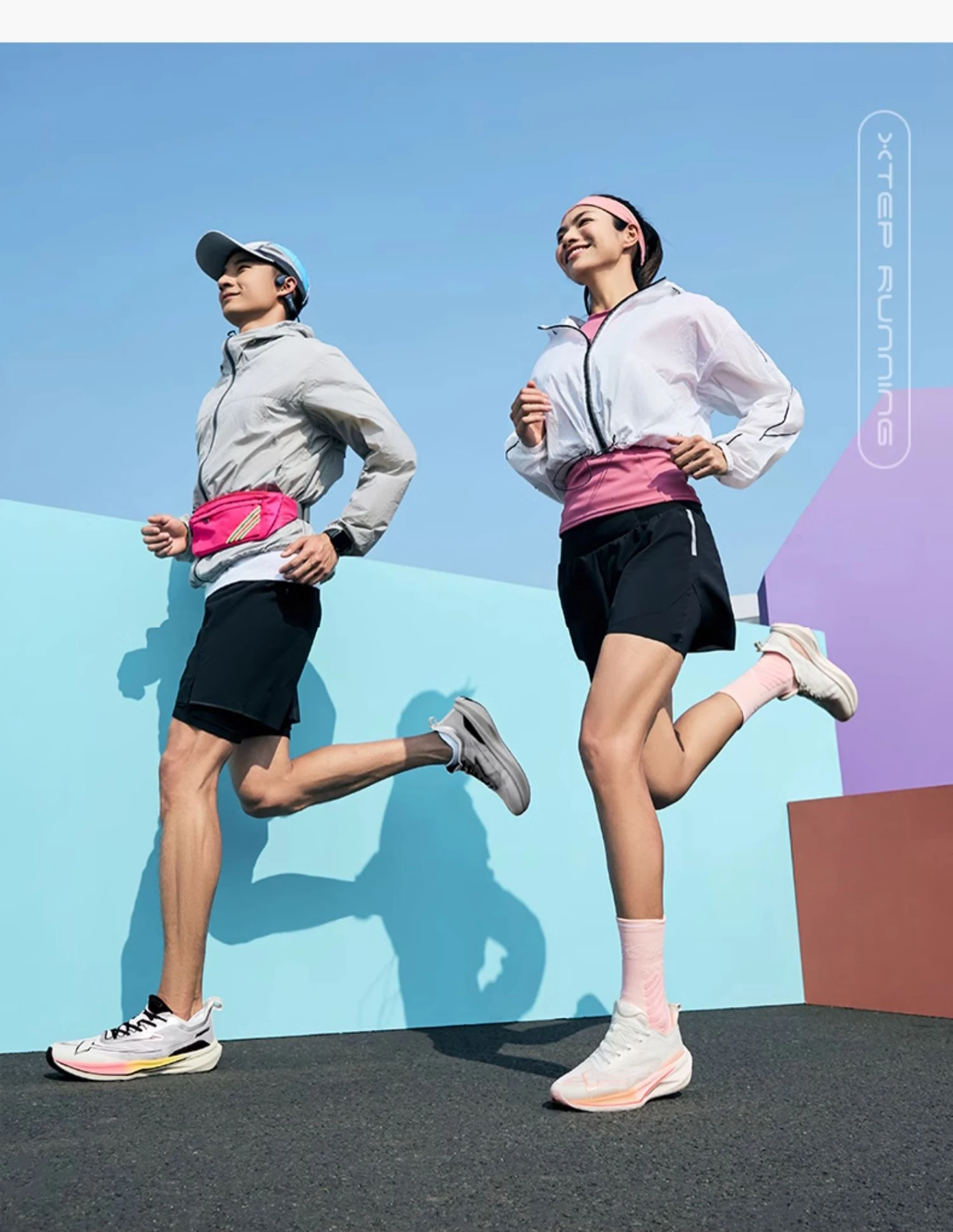 Xtep 2000KM 2.0 Running Shoes Men Summer Professional TPU Shock Absorption Sneakers 876219110043(suggest half size down)