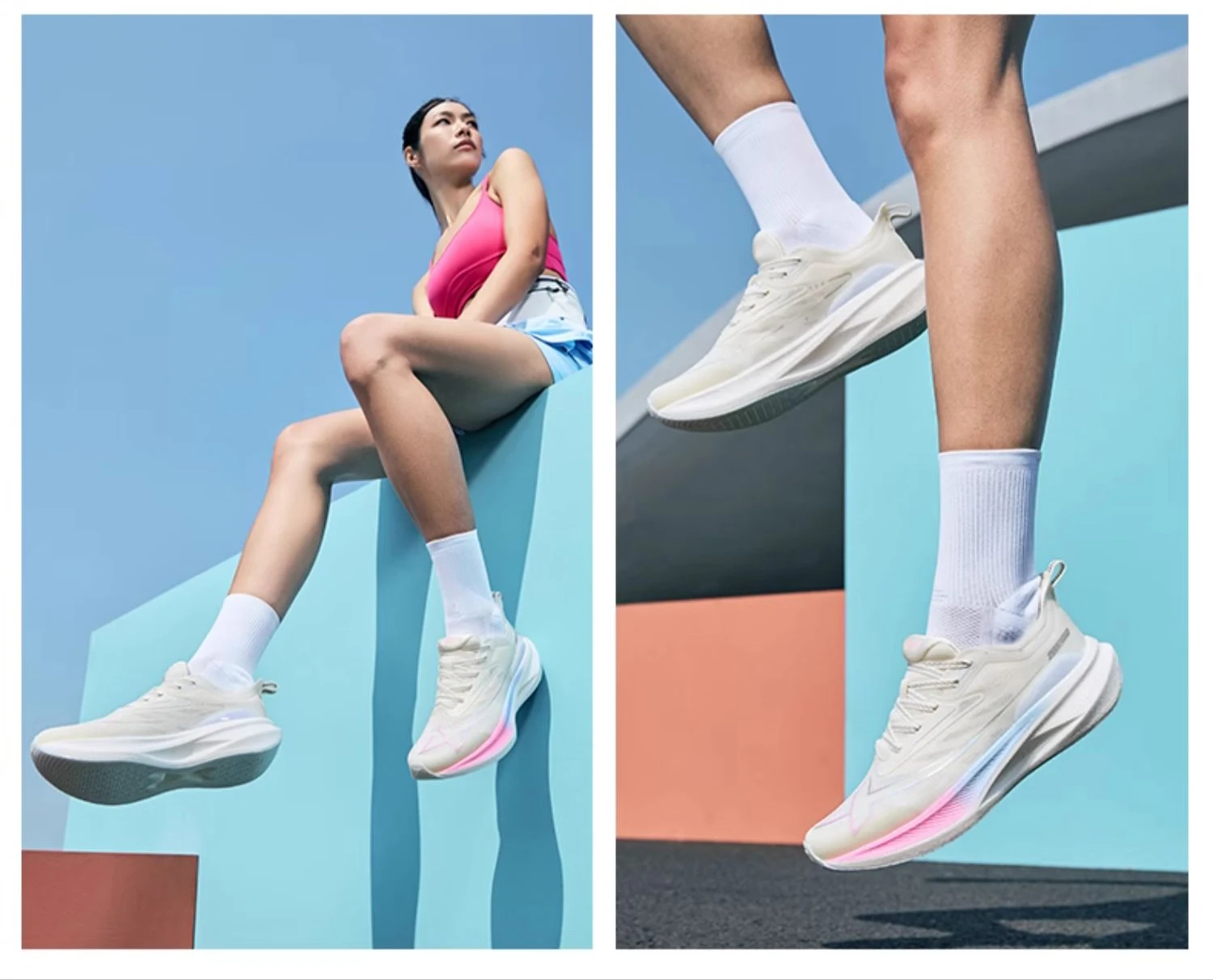 Xtep 2000KM 2.0 Running Shoes Men Summer Professional TPU Shock Absorption Sneakers 876219110043(suggest half size down)
