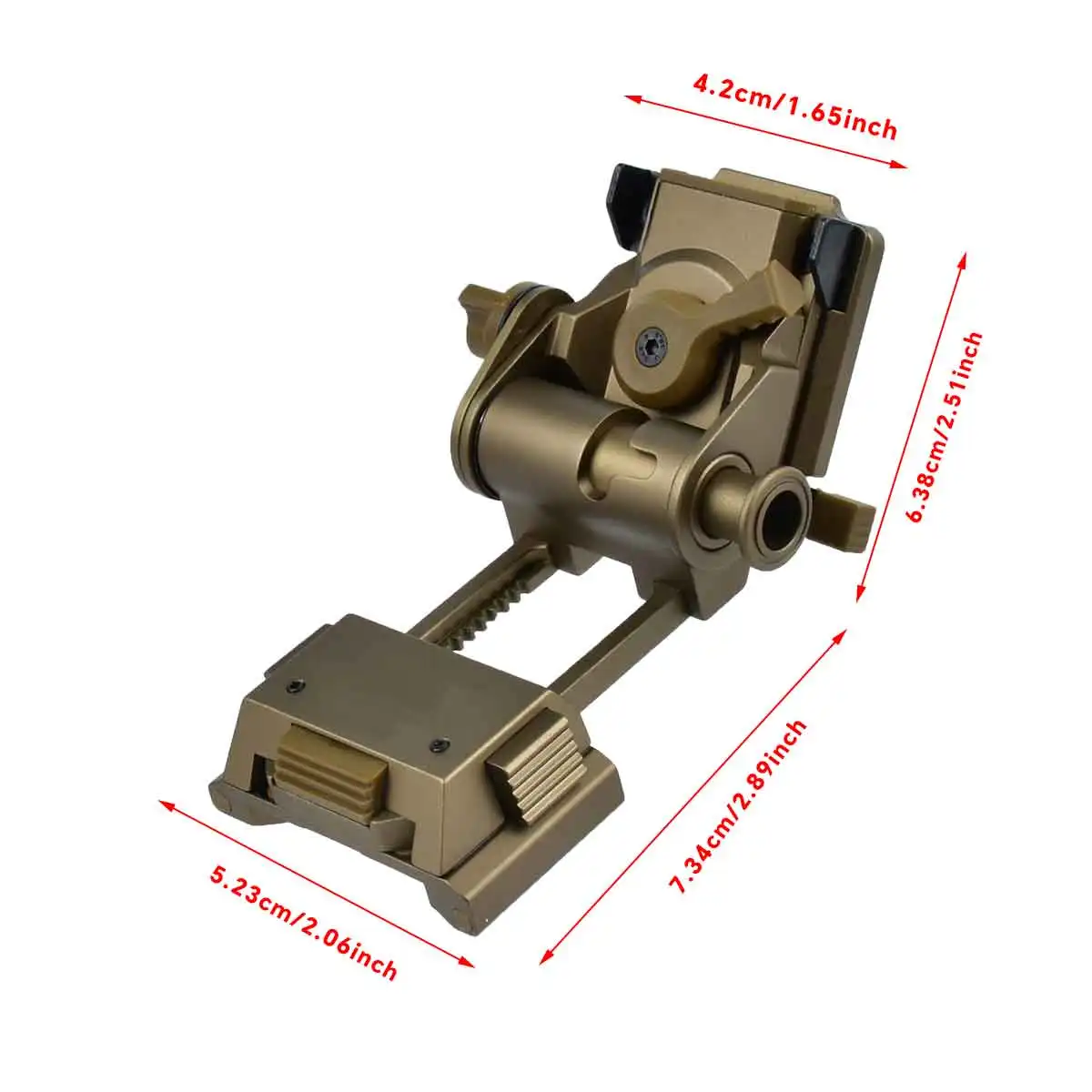Metal L4 G24 L4G24 Wilcox Night Vision Goggle Stent Skip Fast OPS Holder PVS14/15/18 J Arm NVG Helmet Mount Bracket Adapter
