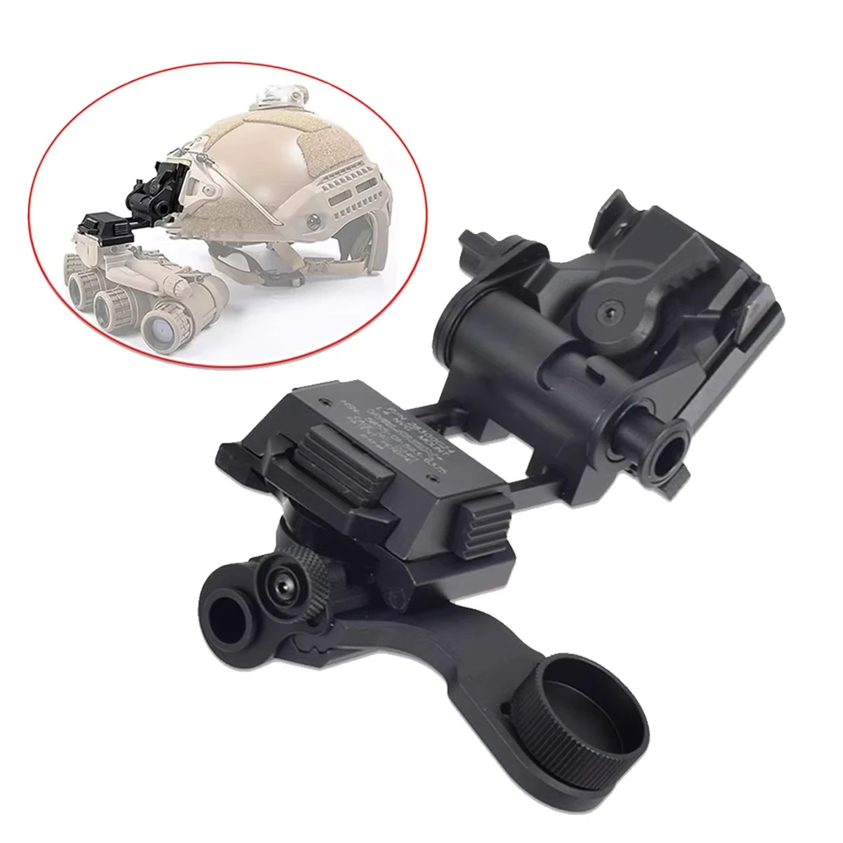 Metal L4 G24 L4G24 Wilcox Night Vision Goggle Stent Skip Fast OPS Holder PVS14/15/18 J Arm NVG Helmet Mount Bracket Adapter