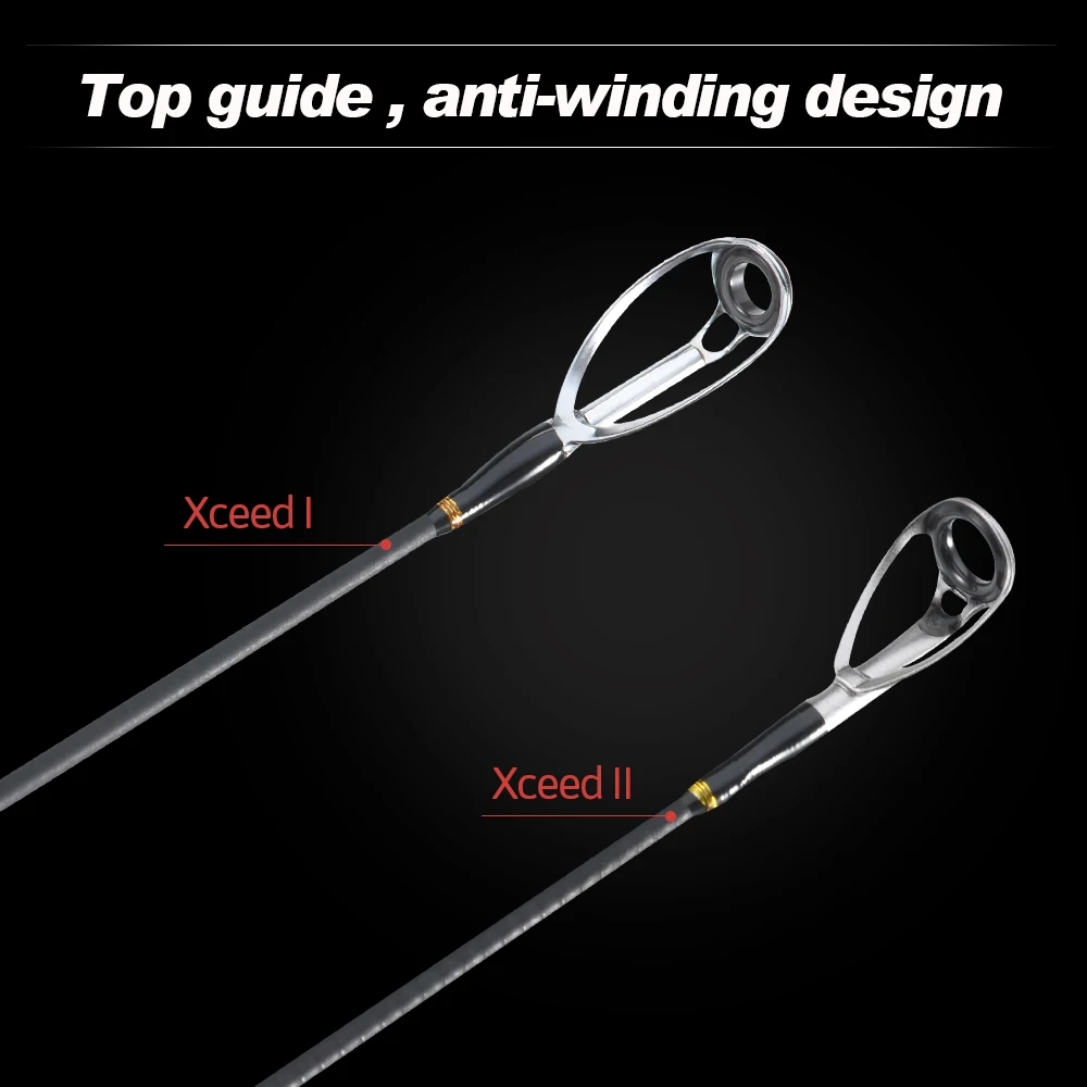 Goture Xceed 4 Setions Travel Fishing Rod With Fuji Guide Ring Carbon Fiber 1.98-3.6M Spinning Casting Lure Rod For Carp Fishing