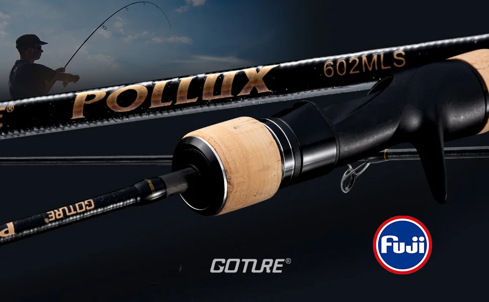 Goture Xceed 4 Setions Travel Fishing Rod With Fuji Guide Ring Carbon Fiber 1.98-3.6M Spinning Casting Lure Rod For Carp Fishing