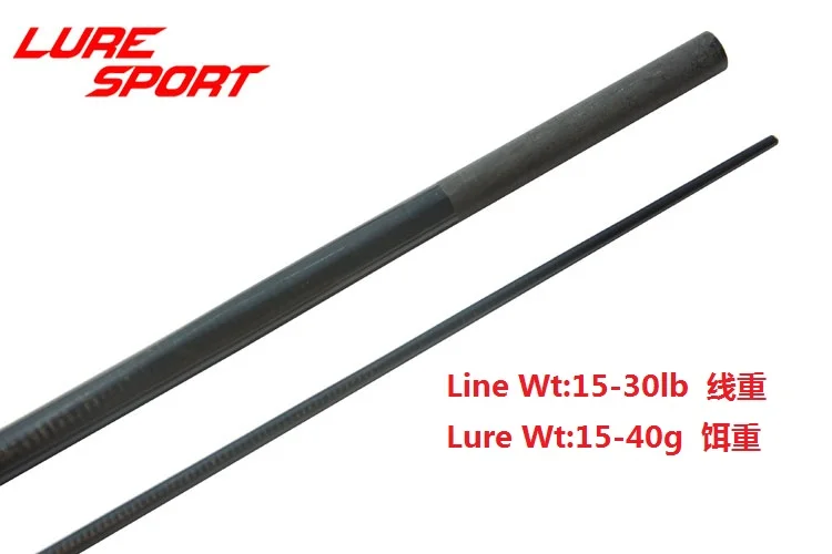LureSport 2sets/lot 2.28m 2.4M X Cross Carbon Rod Blank 2sections/set H Power Rod Building Component Repair Pole DIY