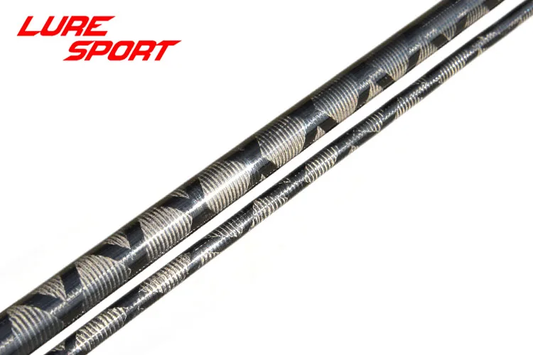 LureSport 2sets/lot 2.28m 2.4M X Cross Carbon Rod Blank 2sections/set H Power Rod Building Component Repair Pole DIY