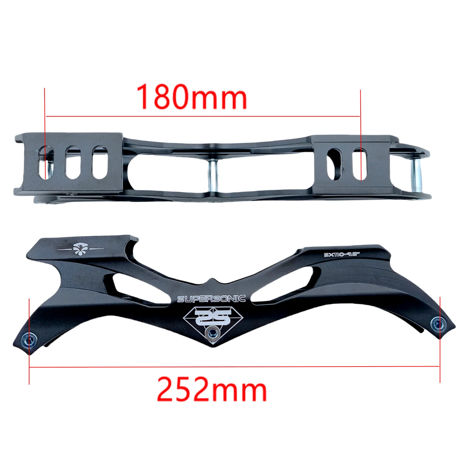 Free Shipping Skate Frame Speed Frame 3x110 mm with Axles