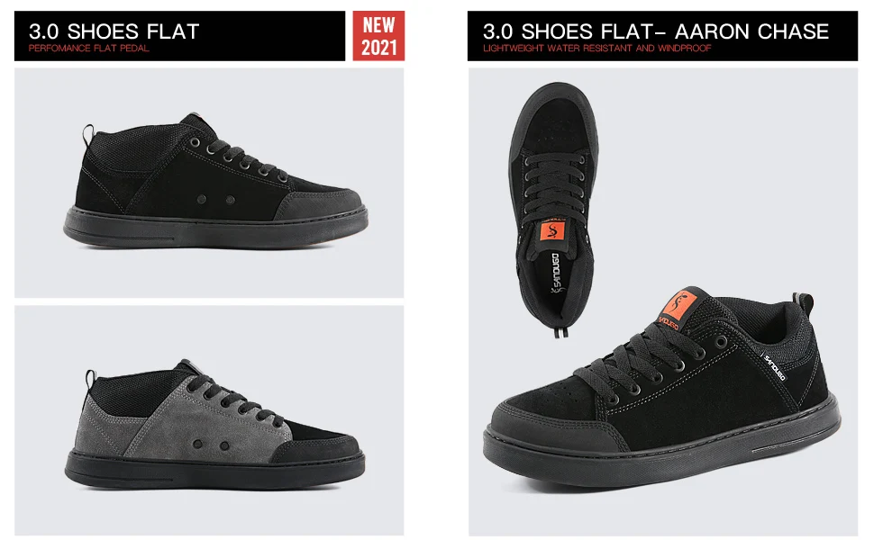 Men's MTB Shoes for Flat Pedals Suitable for BMX, DH, Enduro, Free-ride