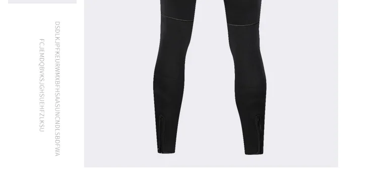 5mm Men's Long Wetsuit Neoprene Material Warm Fleece Lining Outdoor Swimming Kayaking Surfing Drifting Wetsuit XS-4XL