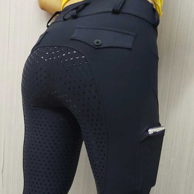 MXLLINA Western Full Seat Grip Woman Riding Tights Silicone Horseback Leggings Equestrian Riding Pants Breeches Clothes