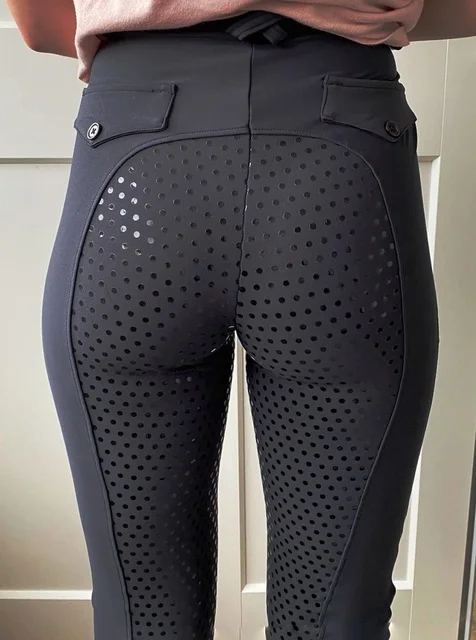 MXLLINA Western Full Seat Grip Woman Riding Tights Silicone Horseback Leggings Equestrian Riding Pants Breeches Clothes