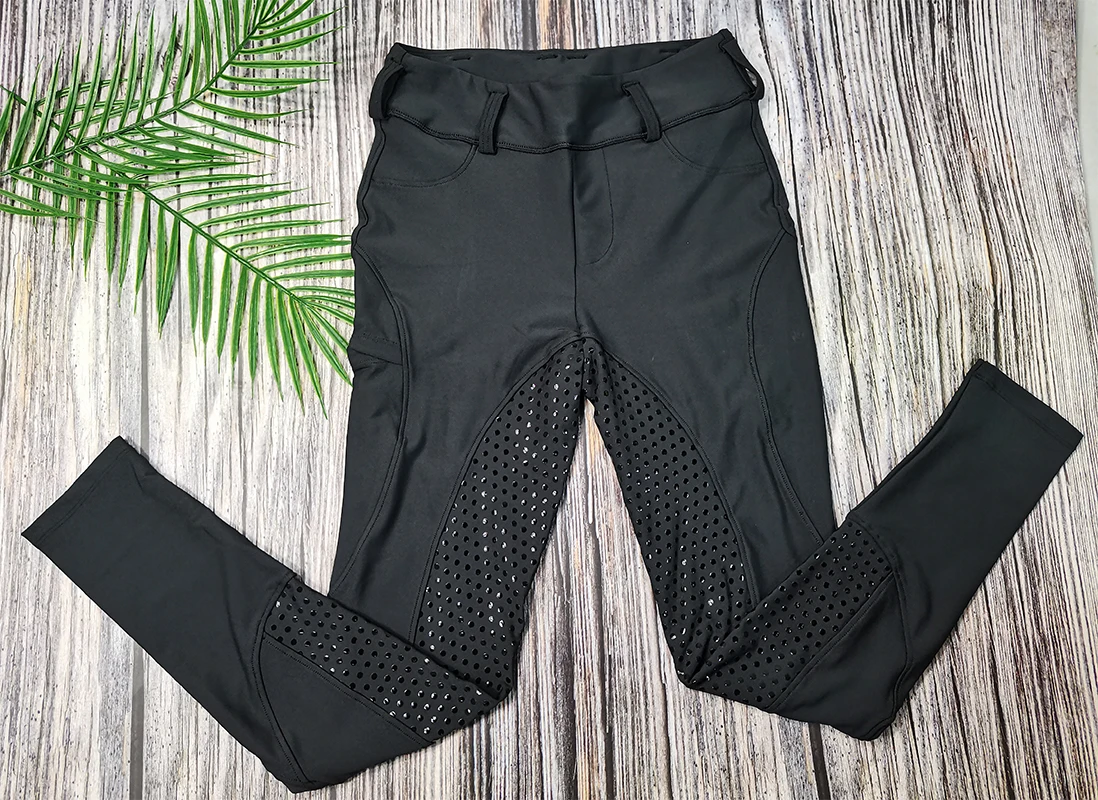 MXLLINA Western Full Seat Grip Woman Riding Tights Silicone Horseback Leggings Equestrian Riding Pants Breeches Clothes