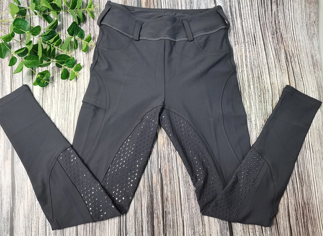 MXLLINA Western Full Seat Grip Woman Riding Tights Silicone Horseback Leggings Equestrian Riding Pants Breeches Clothes