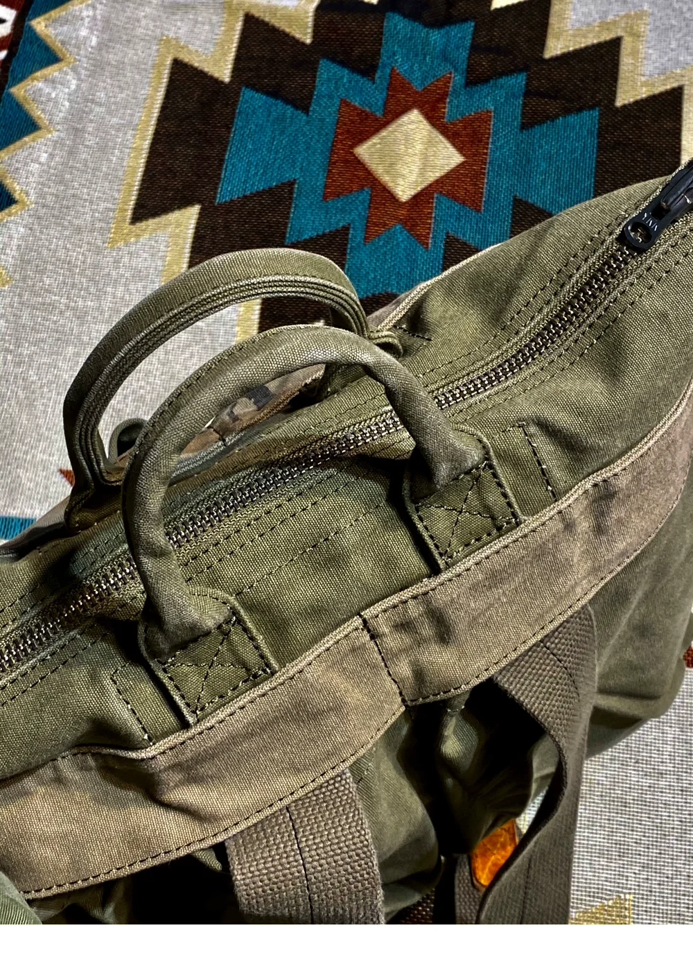Travel Commuter Oil Wax Canvas Pilot Handbag Backpack Men Women Outdoor Trekking Hiking Climbing Camping Riding Rackpack
