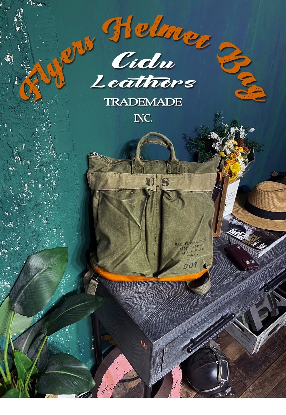 Travel Commuter Oil Wax Canvas Pilot Handbag Backpack Men Women Outdoor Trekking Hiking Climbing Camping Riding Rackpack