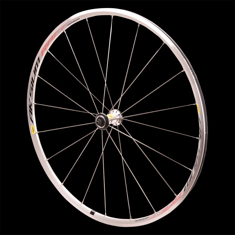 New Aksium Racing Road Bike Wheel 700c Aluminum Alloy Wheelset 6061 Bike Rim Brake for 8/9/10/11s QRM FTS-L