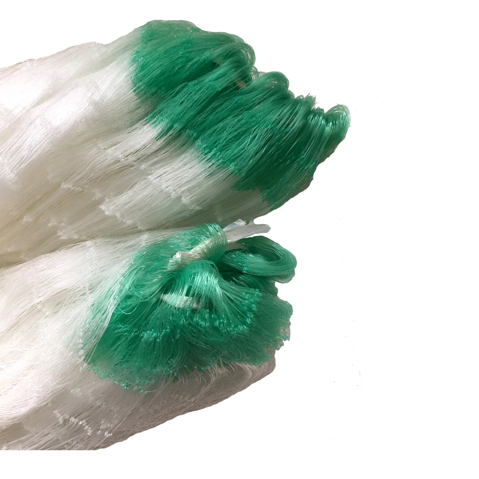 0.18MM-0.35MM Line Semi-Finished Product Fishing Net Depth 48md Network Length 95m Nylon Monofilament Mesh Cloth Trap for Fish