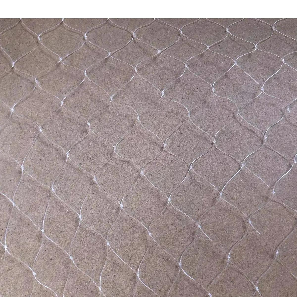 0.18MM-0.35MM Line Semi-Finished Product Fishing Net Depth 48md Network Length 95m Nylon Monofilament Mesh Cloth Trap for Fish