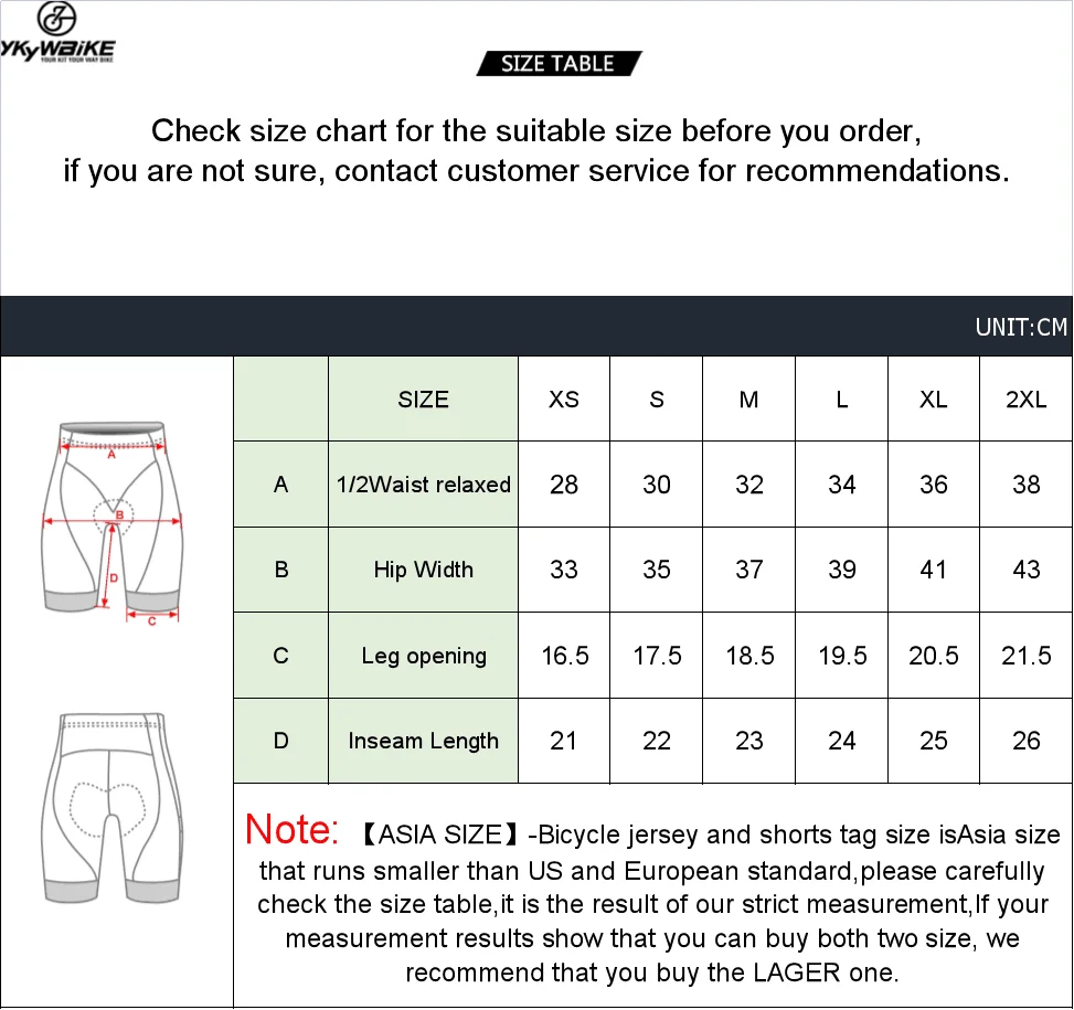 YKYWBIKE Women's Cycling Shorts Bike Biking Riding Bicycle Cycle Shorts With Padding Padded 3D 7 Hour Ride Black Shorts