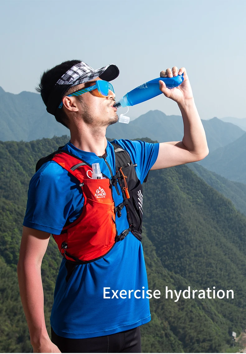 AONIJIE C9116 Unisex 10L Sports Running Backpack Lightweight Off-Road Hydration Pack Vest Hiking Rucksack