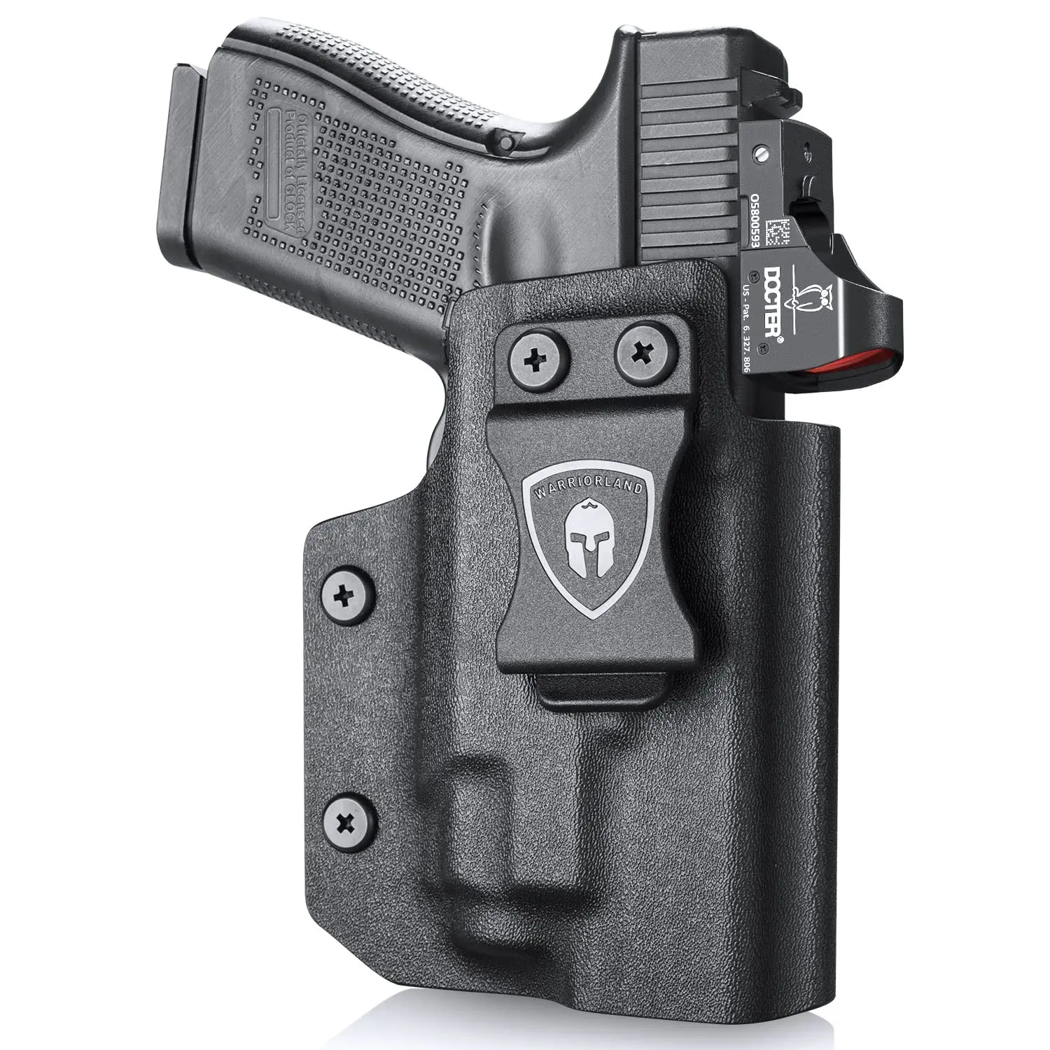 For Glock 17/19+TLR 7/ TLR7A,IWB Kydex Only Holster Optic Cut Fit: G17/19/44/45 (GEN 1-5)&G23/32 (Gen 3-4) TLR-7/TLR-7A Pistol