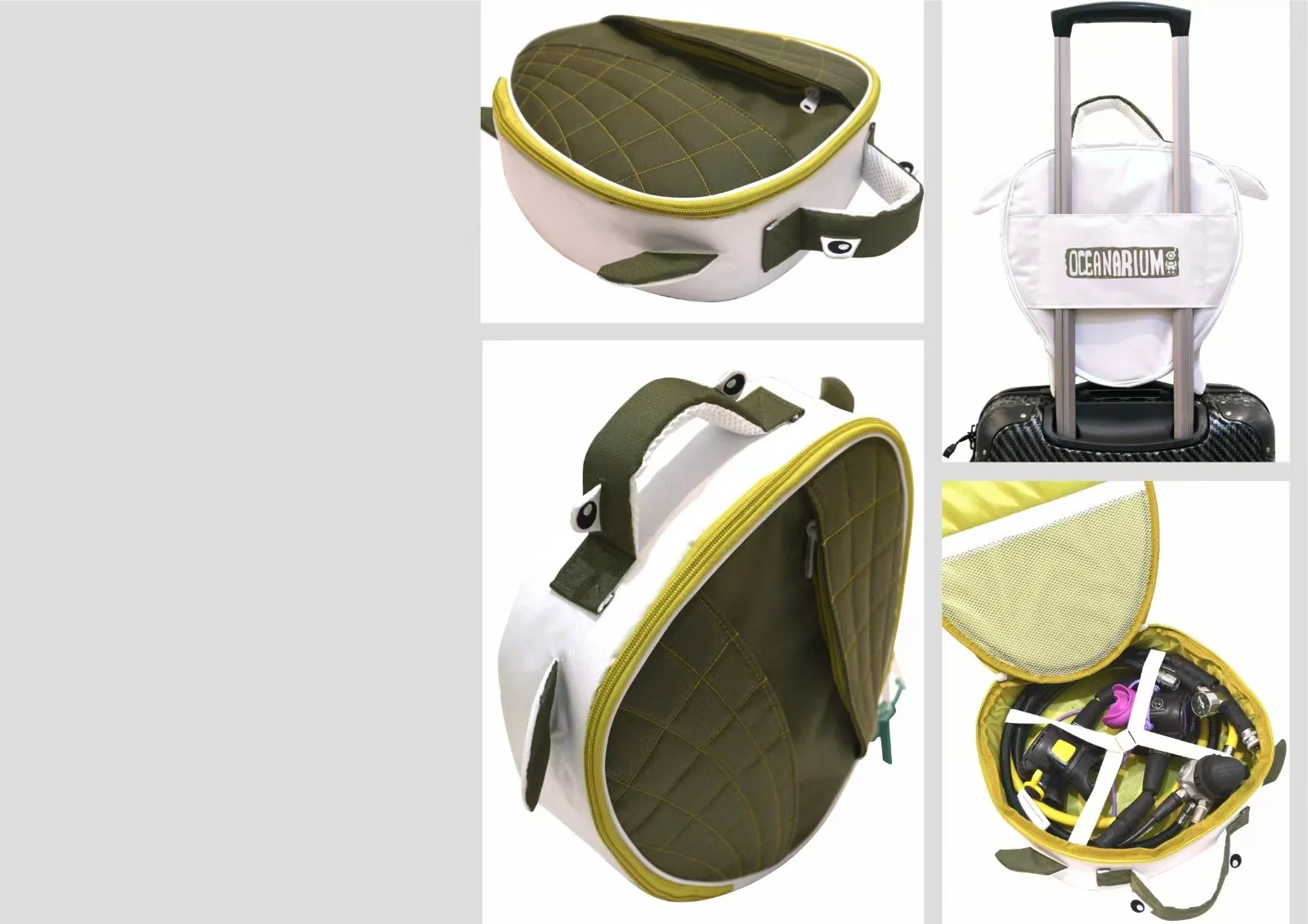 OCEANARIUM Scuba Diving Regulator Gear Bag Design for Water Sports Multi Purpose